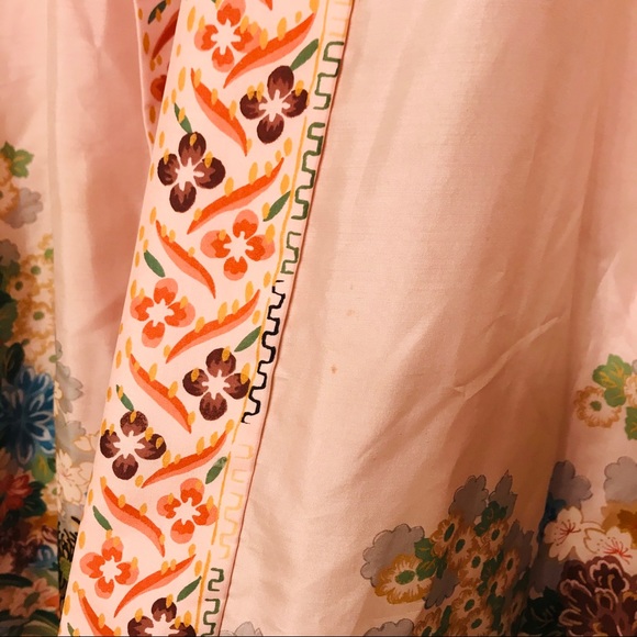 SOLD Vintage Silk Kimono Style Robe Made in Japan - Picture 6 of 8